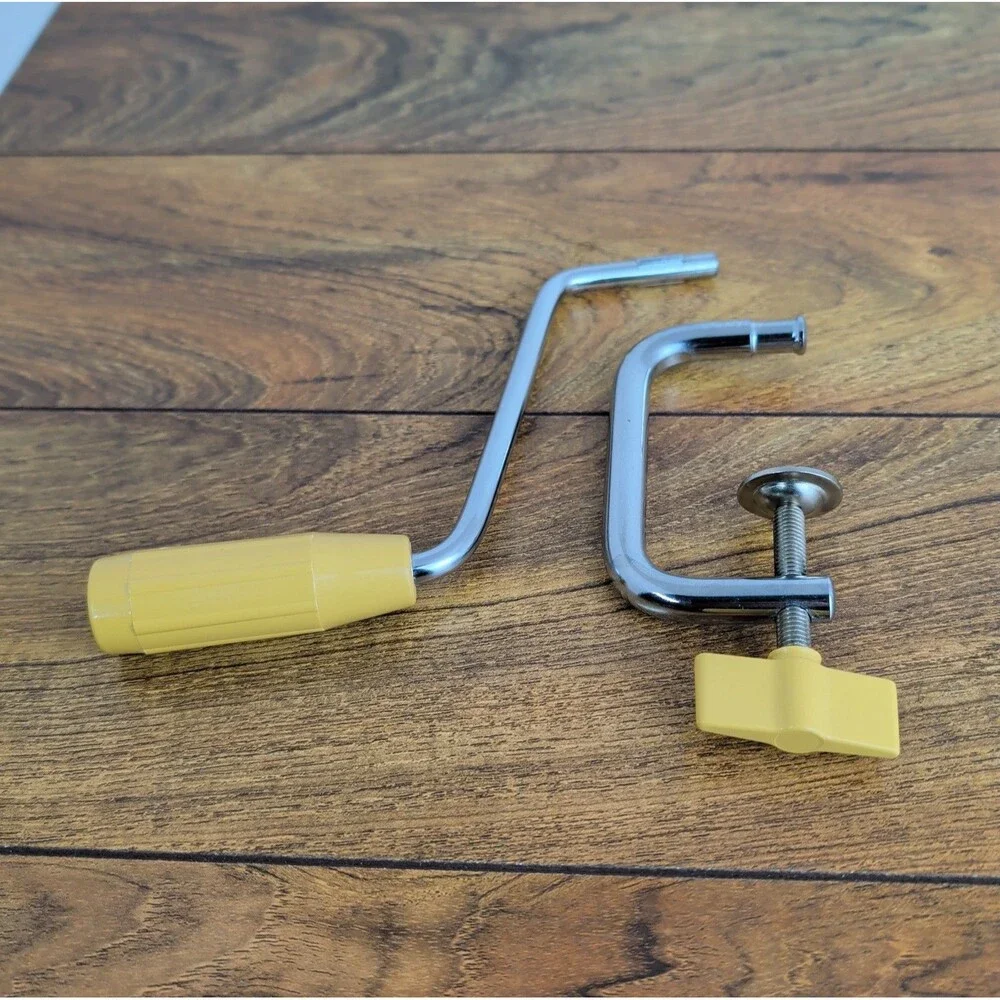 Marcato Atlas Pasta Maker Crank Handle & Hold Down Clamp Original Parts MPN 150
